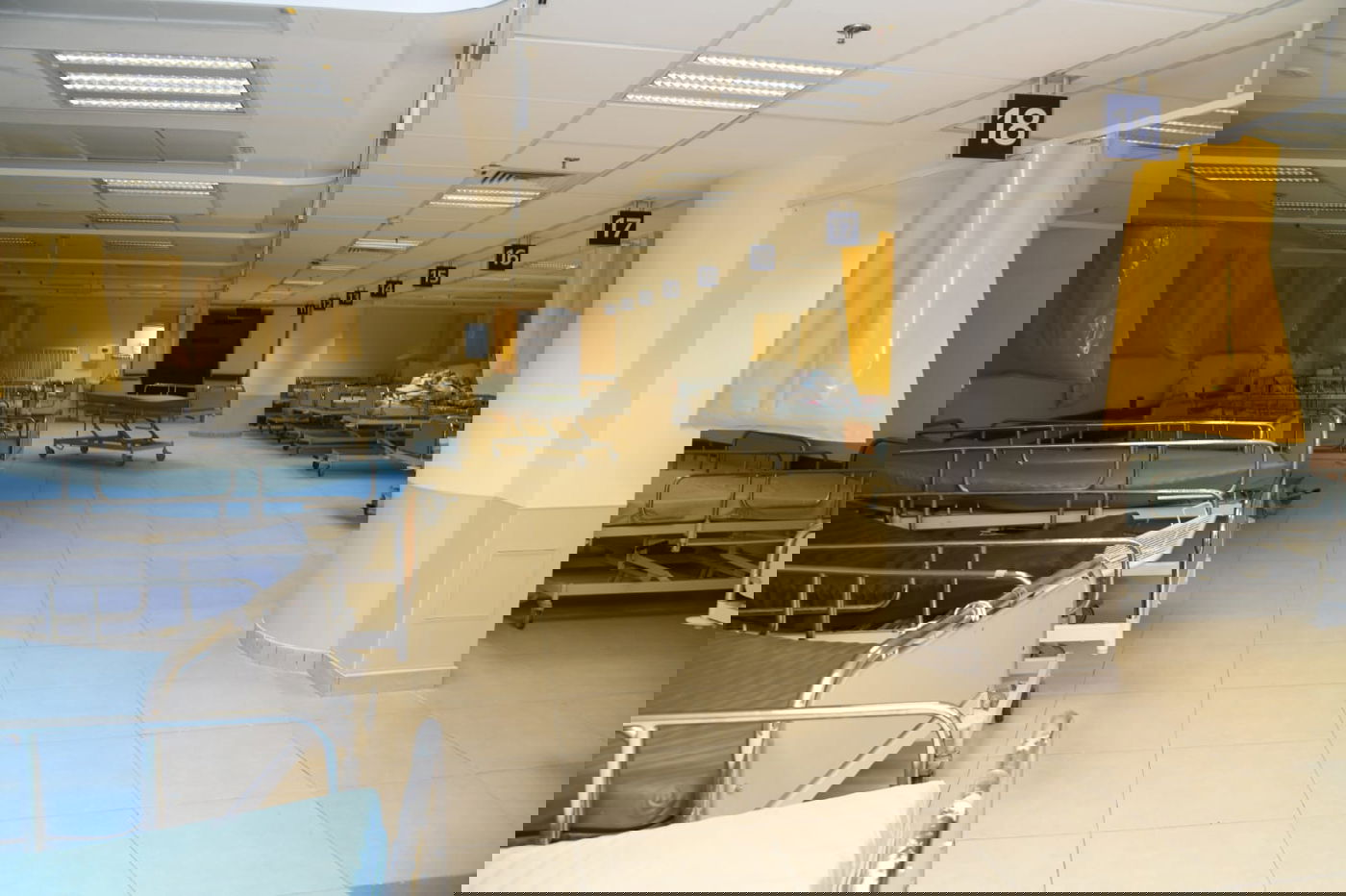 תיעוד: מחלקת הילדים עברה לבית חולים תת קרקעי