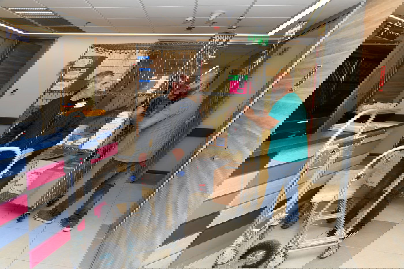 תיעוד: מחלקת הילדים עברה לבית חולים תת קרקעי