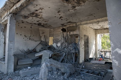 בית שנפגע הבוקר באשקלון