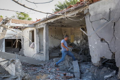 הבית שנפגע באשקלון