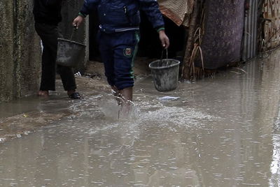 ממטרים עזים באזור המרכז; הצפות בבני ברק • צפו