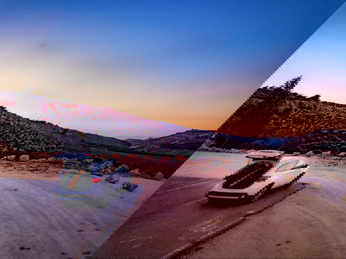 שקיעה מרהיבה במיוחד בעמק שילה • צפו