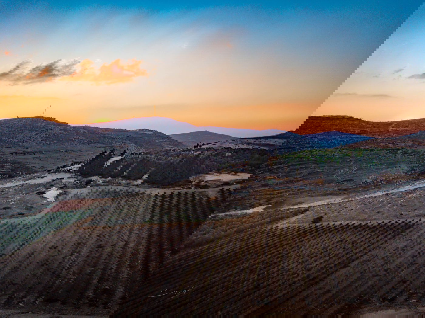 שקיעה מרהיבה במיוחד בעמק שילה • צפו