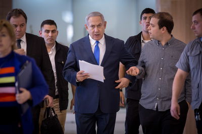 בנימין נתניהו בכנסת, היום