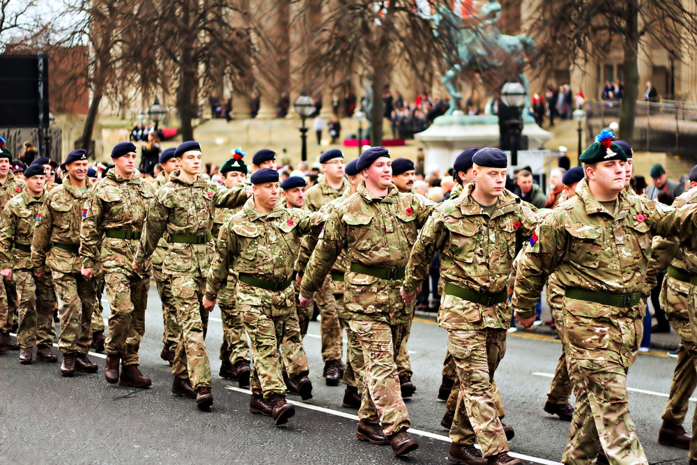 חיילים בריטיים, אילוסטרציה