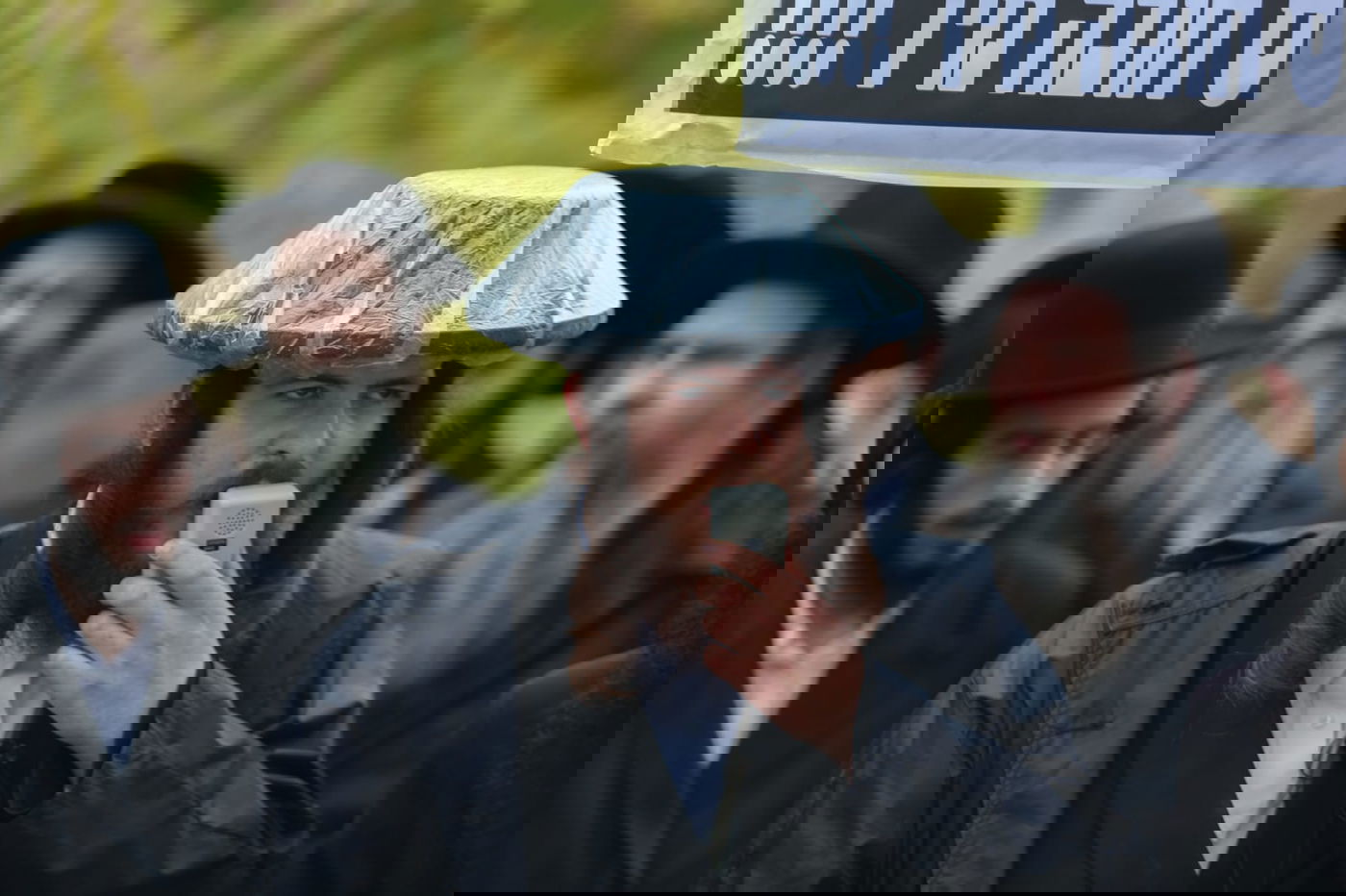 מלשכת הגיוס ועד פרוש: צפו בהפגנת הקיצוניים