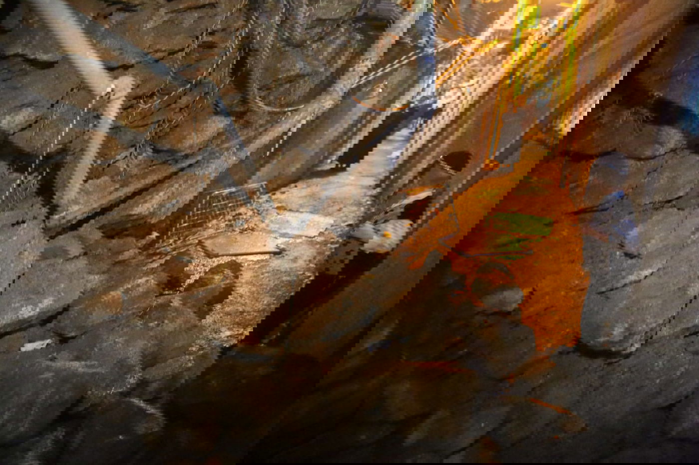 חנן 10: קיר קרס כתוצאה מגשמי ברכה. צפו