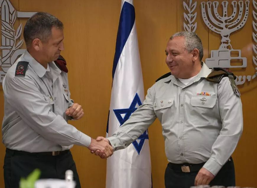 הרמטכ"ל היוצא והרמטכ"ל הנכנס