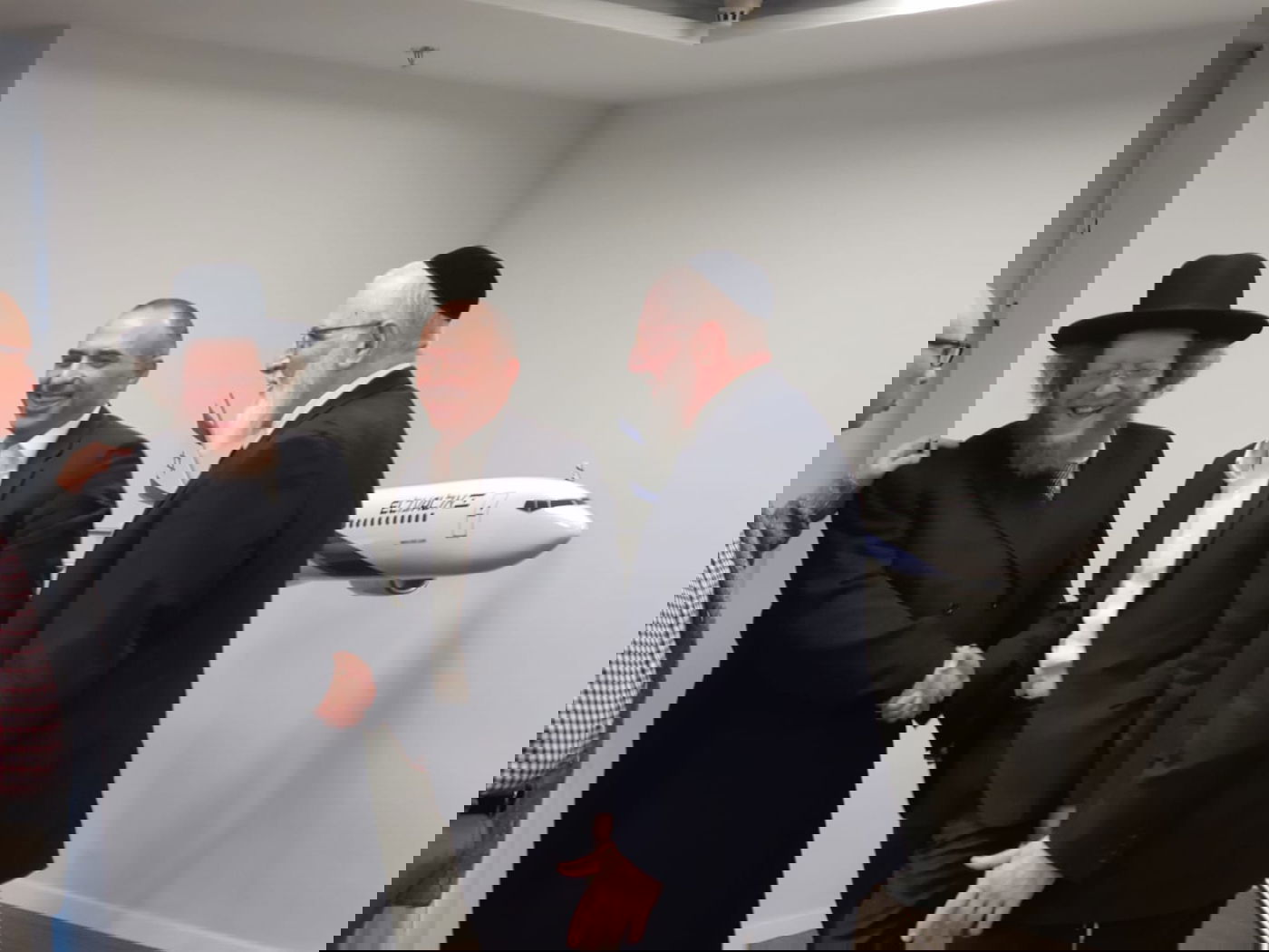 הרב חיות, מנכ"ל אל על והרב סורוצקין - השבוע