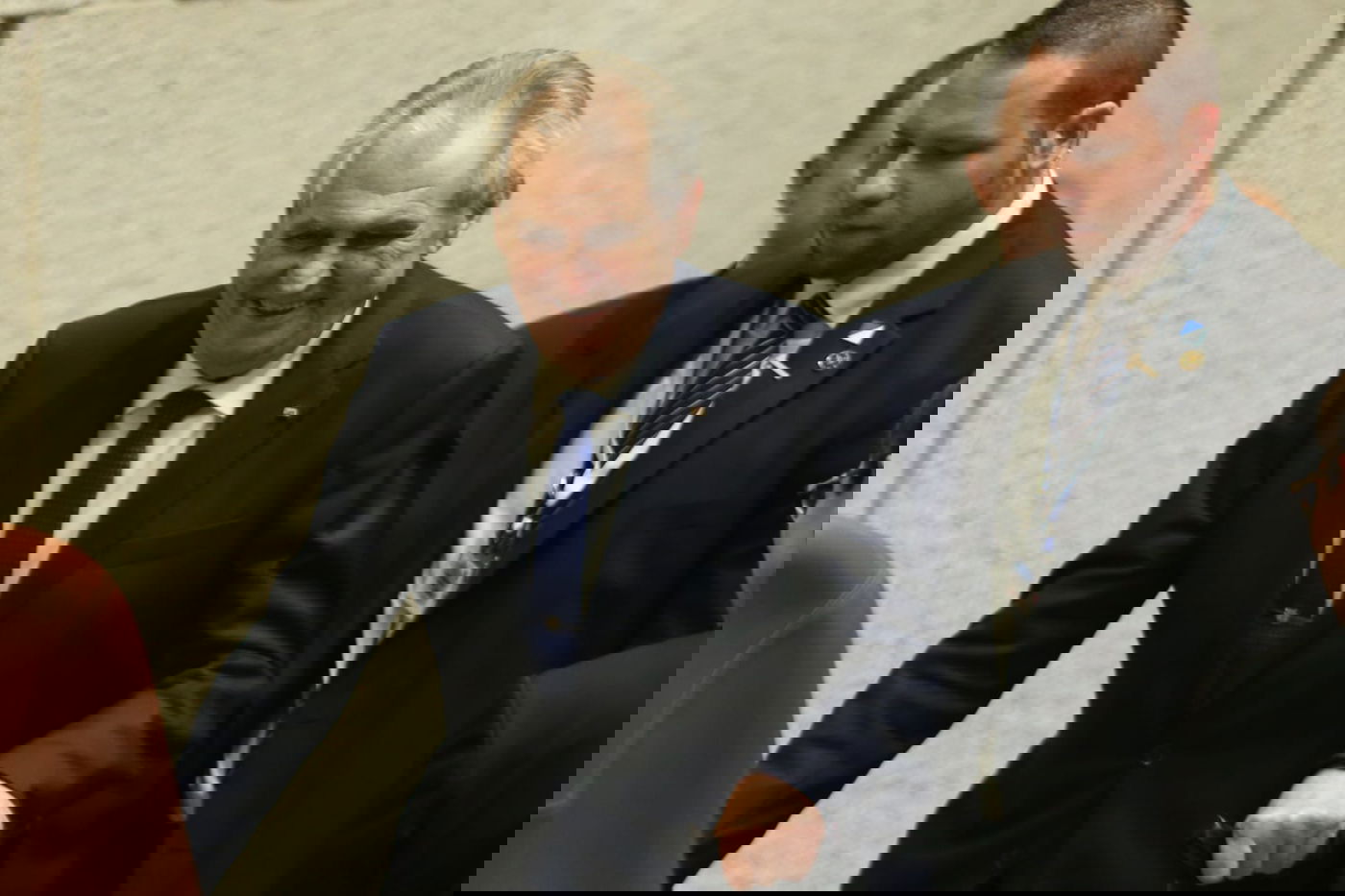 נשיא צ'כיה במליאת הכנסת, היום