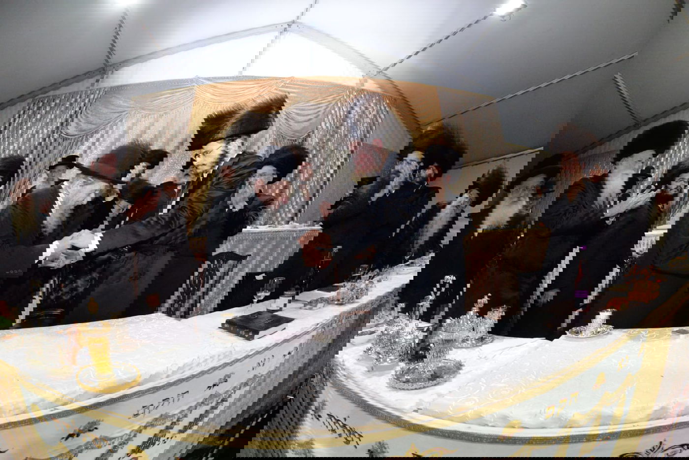 שמחת השבע ברכות לבת האדמו"ר מסאדיגורא