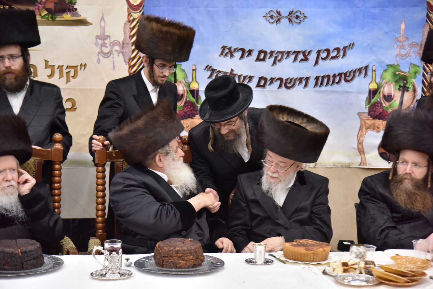 שבע ברכות בחצר קוסוב ויז'ניץ. תיעוד