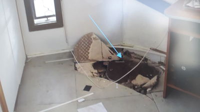 המקום ממנו נתלשה הכספת