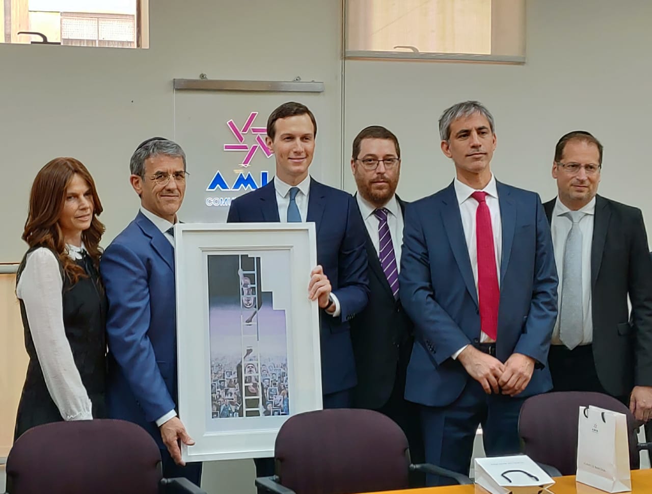 ג'ארד קושנר, חתנו יועצו של טראמפ, בביקור בקהילה בבואנוס איירס