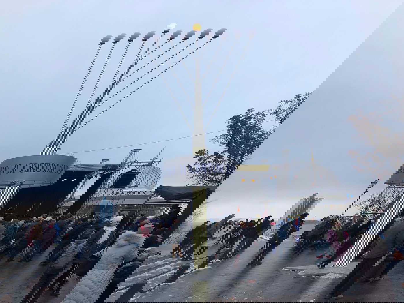 מדליקים את אודסה: ההדלקה במרכז העיר