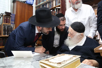 גדליהו בן שמעון בבית מרן שר התורה