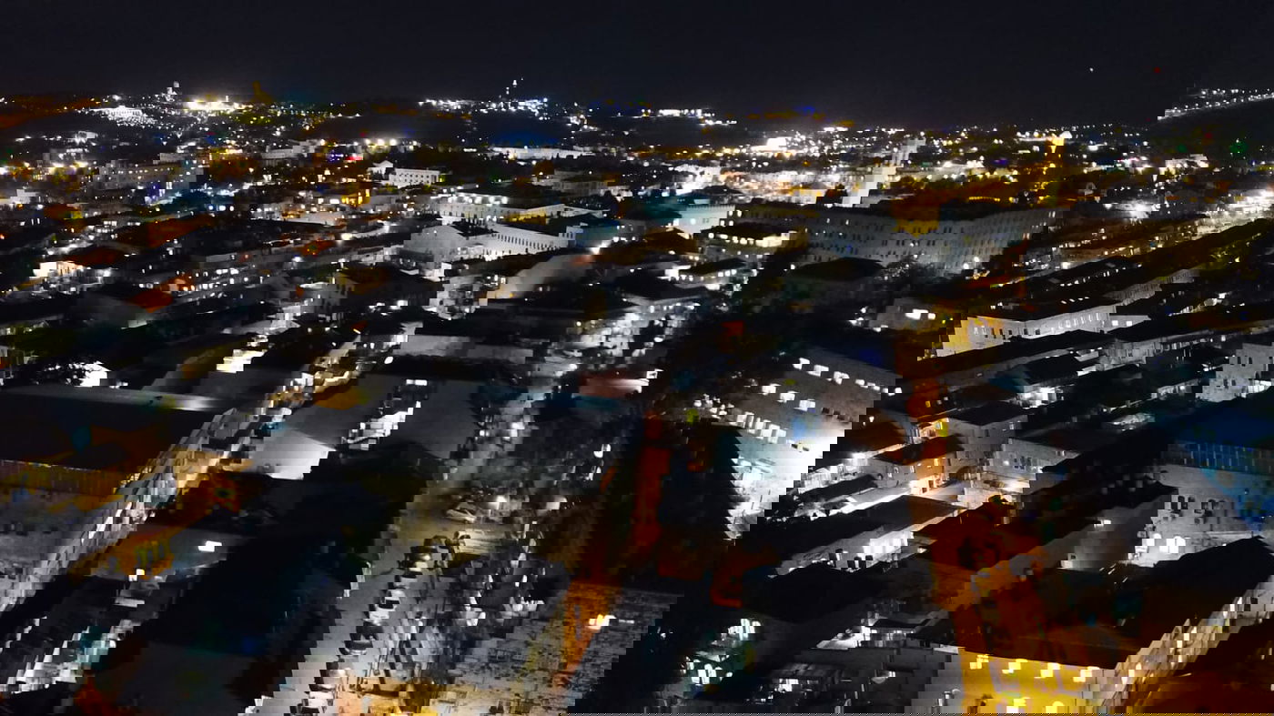 תיעוד מרהיב: מאה שערים וירושלים מהאוויר