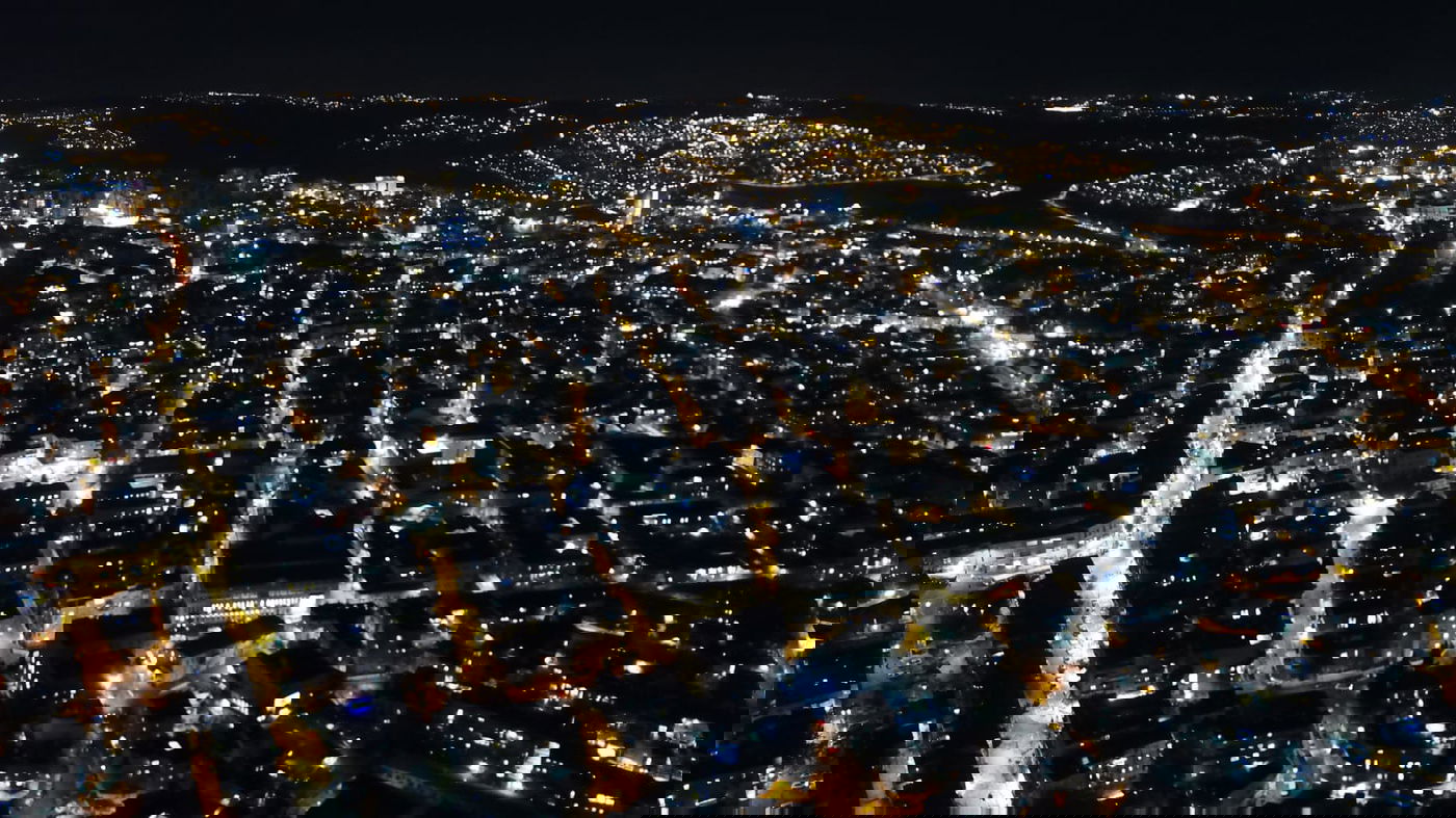 תיעוד מרהיב: מאה שערים וירושלים מהאוויר