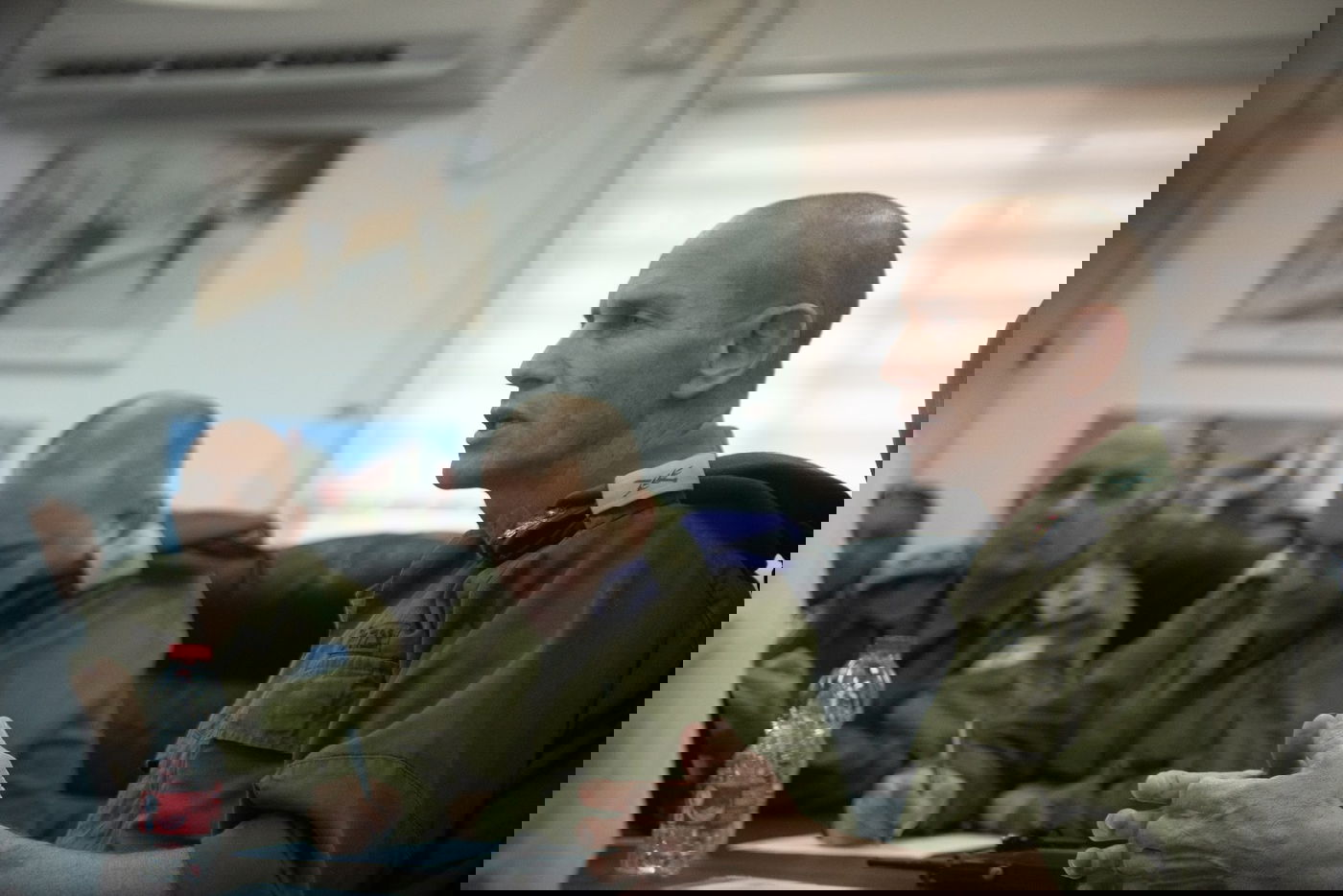 מפקד עוצבת הגליל תא"ל רפי מילוא, בשיחה שקיים היום