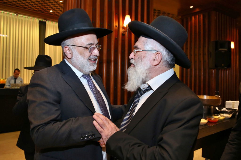 הנגיד ערך שבע ברכות לנכד נשיא המועצת