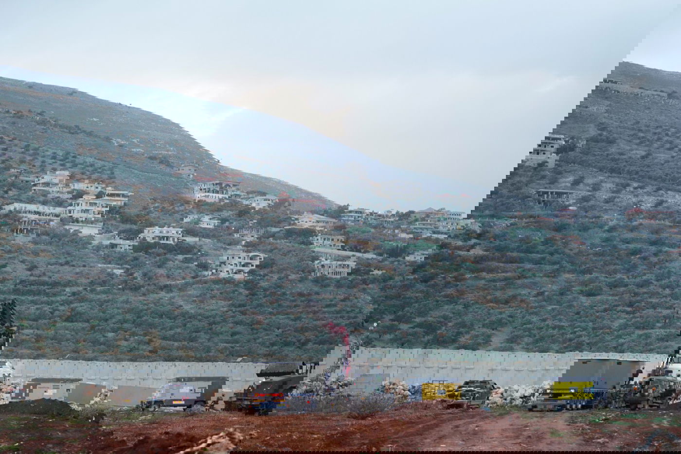 המתחם בו אותרה המנהרה