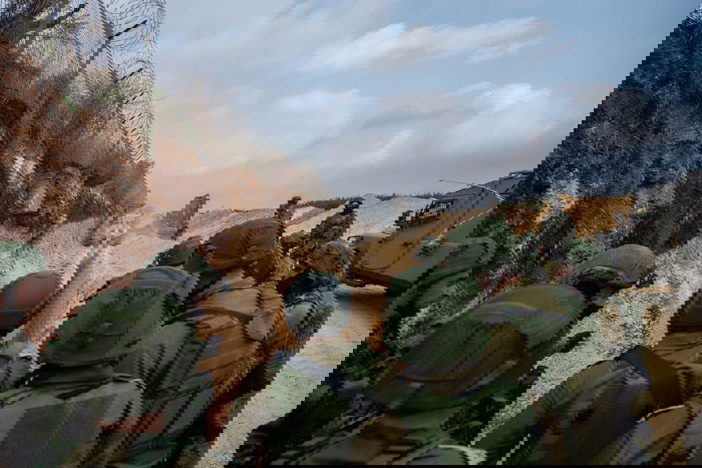 הרמטכ"ל ליד המנהרה שנחשפה