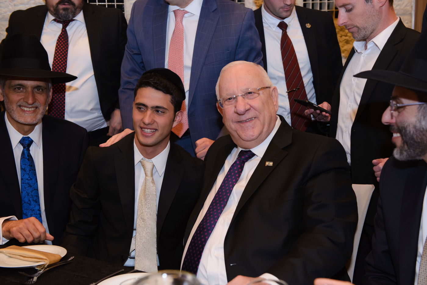 אולמרט, ריבלין ופרוש; אלי ישי חיתן את בנו