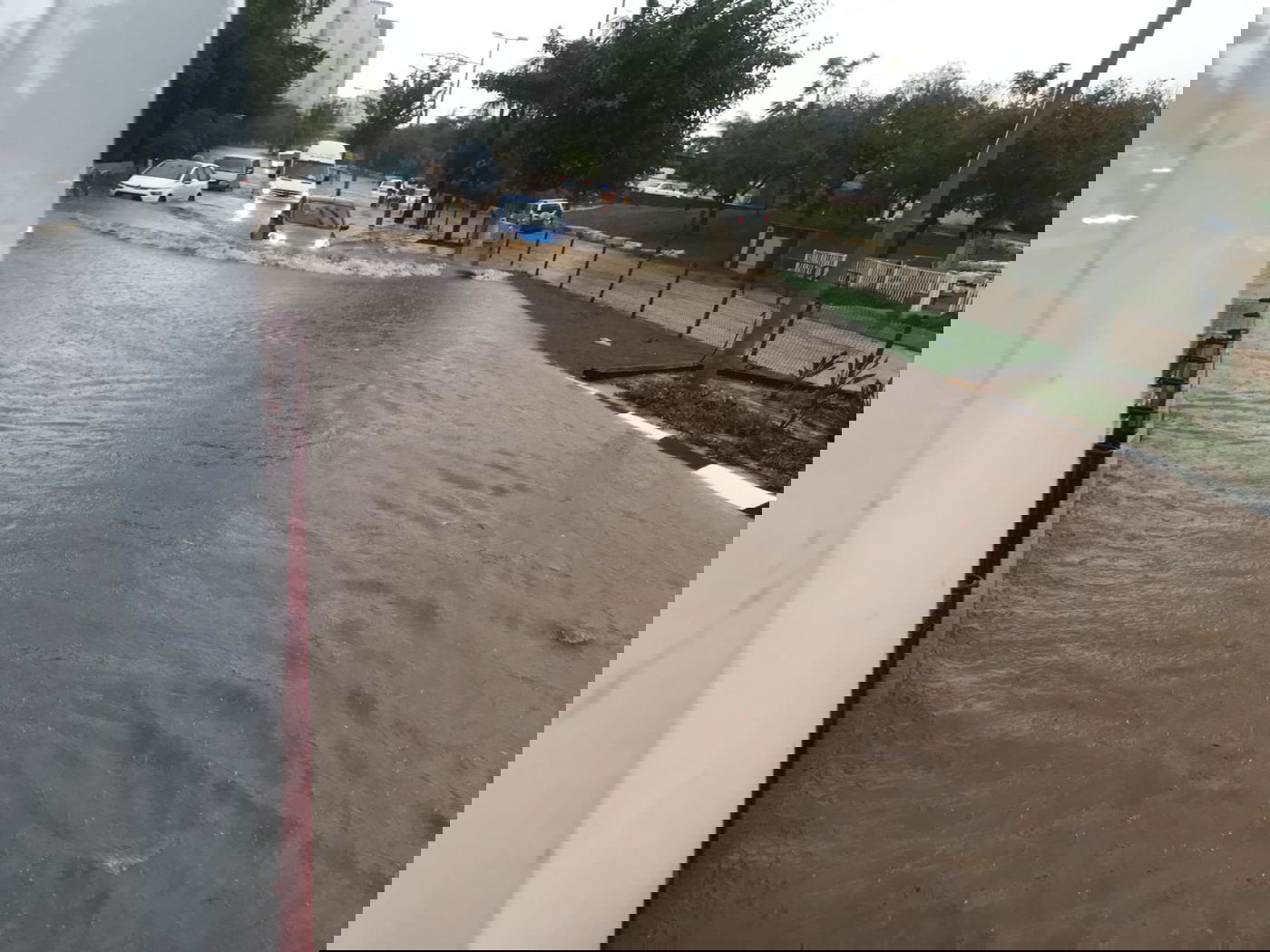 הצפות בראשון לציון, קרדיט: חדר מצב ארצי