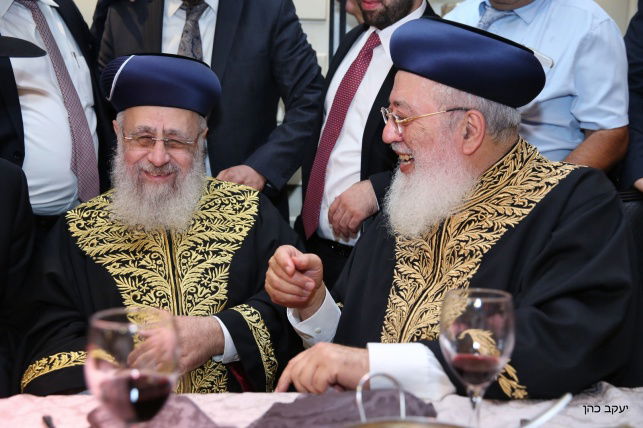 הראשונים לציון הגר"ש עמאר והגר"י יוסף