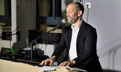 יונתן רזאל ביצע לראשונה את מילותיו של הגר"מ שפירא
