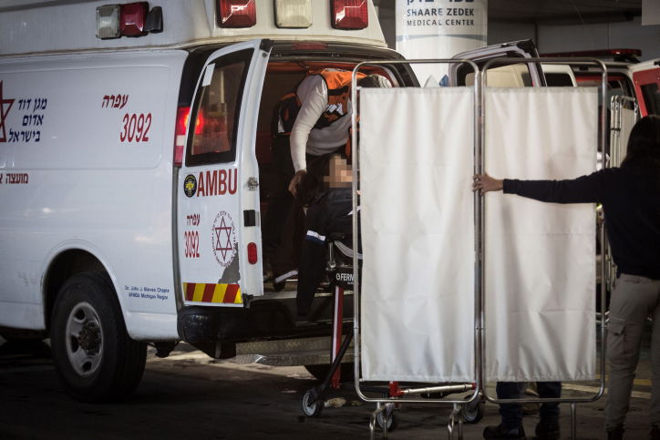 ההגעה לבית החולים מיד לאחר הפיגוע