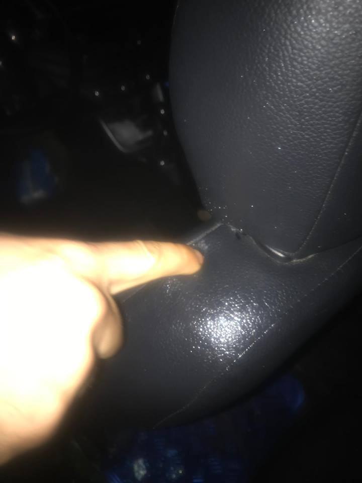 רכב המחבל שרוסס בירי ישראלי