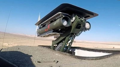 שיגור הטיל "גיל" מהנגמ"ש