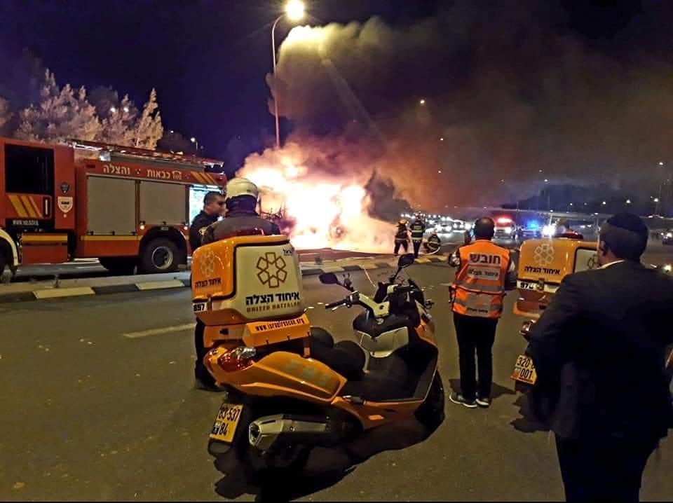 מתנדבי איחוד הצלה באירוע