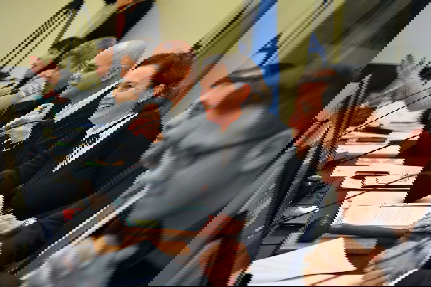 ראש העיר קליש, בעת ישיבת המועצה האחרונה