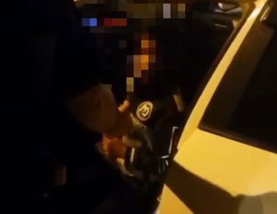 השוטרים הופתעו: הנהג מתחת לגיל 10. צפו