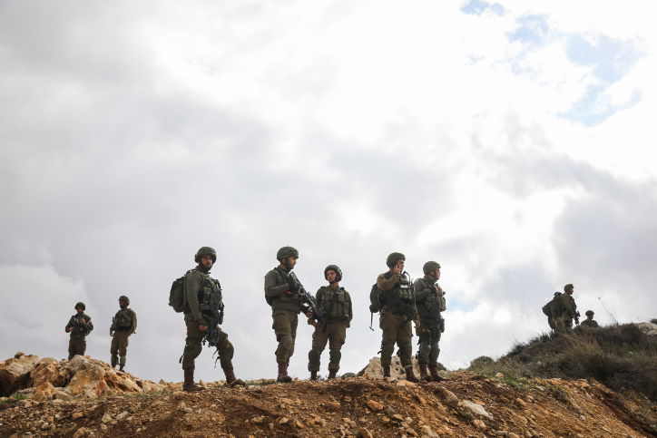 כוח צה"ל בזירת הפיגוע