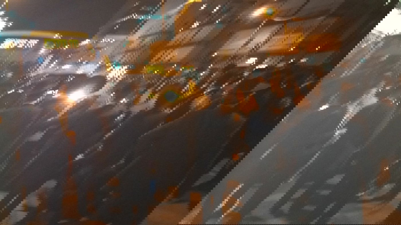 הפגנה על מעצר אלישיב. ארכיון