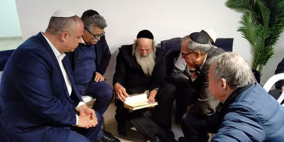 ביקור תנחומים של ח"כים בבית האבלים