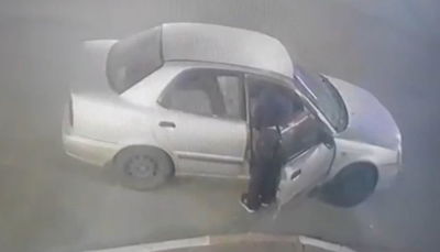 פרץ לרכב ונעצר בתוך דקות על-ידי בלשים