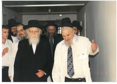 הגריש"א זצ"ל בביקורו במעייני הישועה