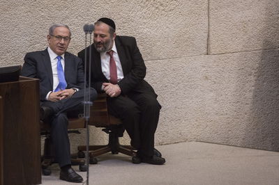 אריה דרעי ובנימין נתניהו