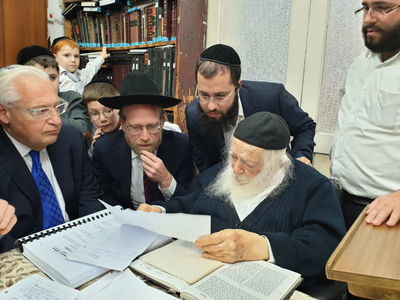 פרידמן אצל הגר"ח, הערב