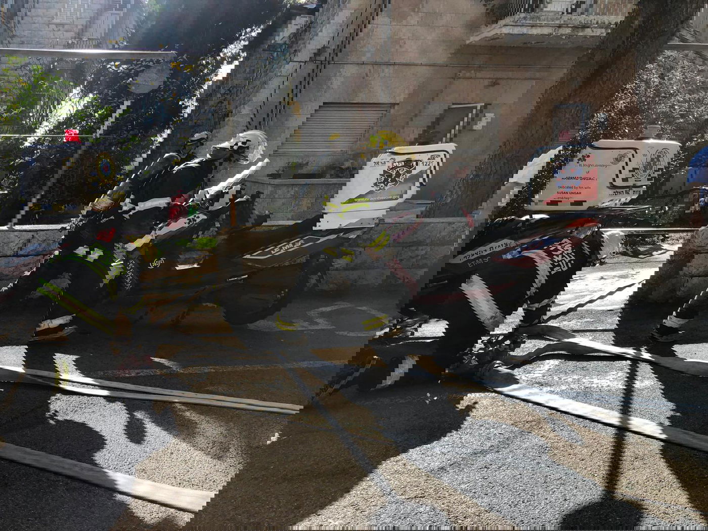 הילד ניסה להציל את כלבו מהאש ונפצע קל