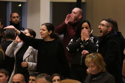 התיעוד מהישיבה הסוערת