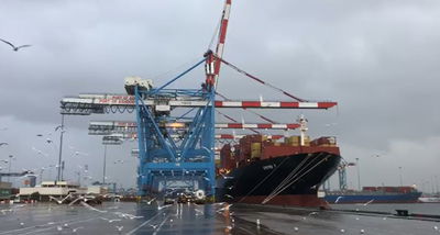 צפו: כך נמל אשדוד נערך לסערה הגדולה