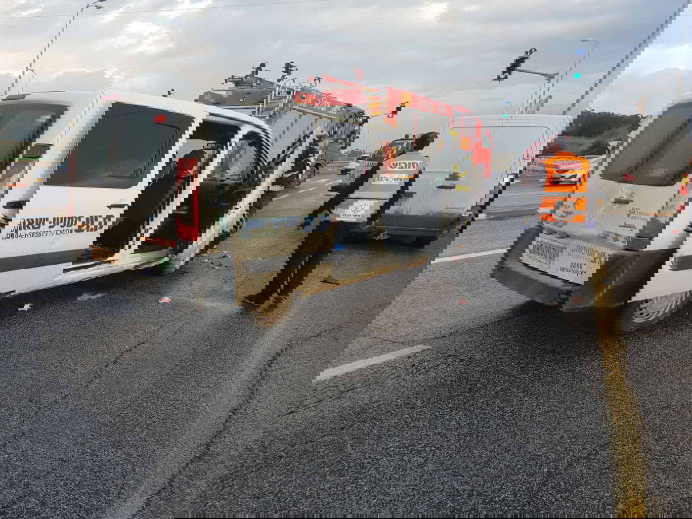 זירת התאונה