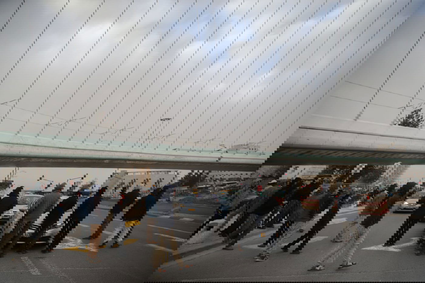 תיעוד: פעילי ימין הפגינו נגד מעצר החשודים