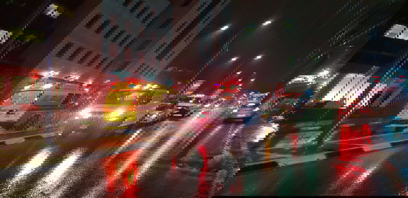 זירת התאונה