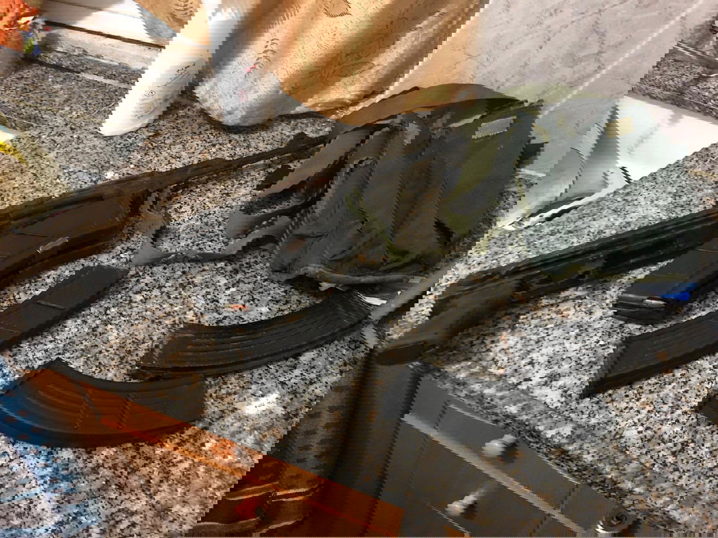 הנשק שנתפס בבית המחבל